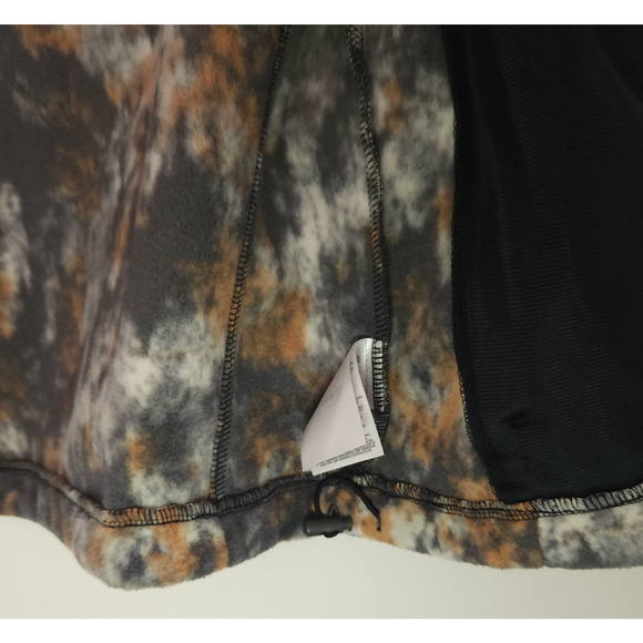 Mens Columbia Steens Mountain Printed Jacket Dark Stone Timberwood Fleece Zip, S - Picture 3 of 16